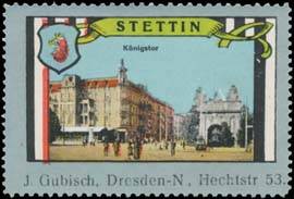 Königstor in Stettin