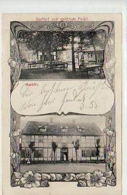 Harbke Gasthof zum goldenen Pudel 1908