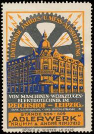 Reichshof - Leipzig - Schreibmaschinen