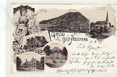 Bad Neuenahr Litho Ansichtskarte 1897