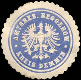 Amtsbezirk Beggerow - Kreis Demmin