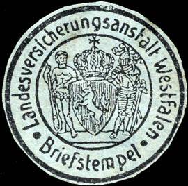 Landesversicherungsanstalt Westfalen - Briefstempel
