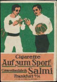 Cigarette-Auf zum Sport!