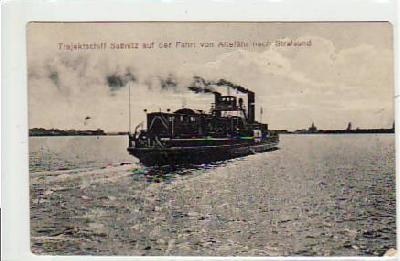 Trajektschiff Saßnitz Eisenbahn-Fähre zwi. Altefähr-Stralsund 19