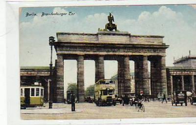 Berlin Mitte Brandenburger Tor ca 1920