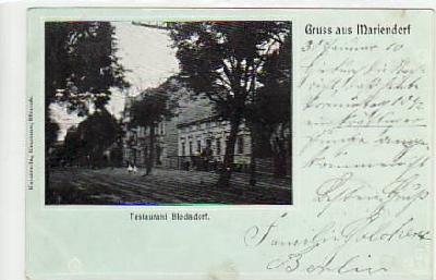 Berlin Mariendorf Restaurant Blocksdorf 1900