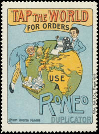 Tap the World for Orders use a Roneo