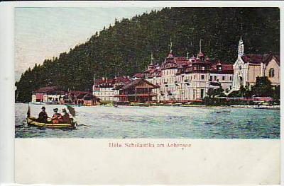Achensee Tirol Österreich Hotel Scholastika ca 1900
