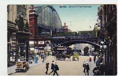 Berlin Mitte Friedrichstrasse Bahnhof ca 1915