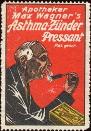 Apotheker Max Wagners Asthma - Zünder Pressant