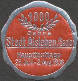 1000 Jahre Stadt Alsleben/Saale