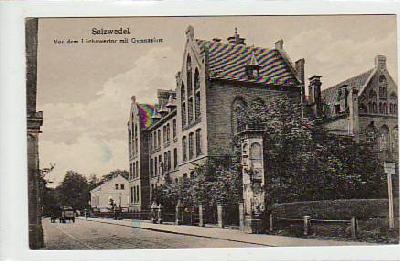 Salzwedel in der Altmark Gymnasium ca 1915