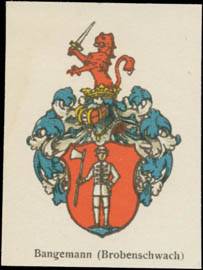 Bangemann (Brobenschwach) Wappen