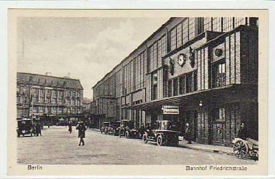 Berlin Mitte Friedrichstrasse Bahnhof ca 1925