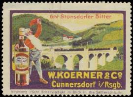Hirschberg in Schlesien Boberviadukt mit Blick in die Sattlerschlucht