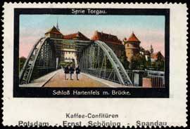 Schloß Hartenfels mit Brücke