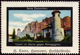 Castell de Zanna gegen Pomagagnon