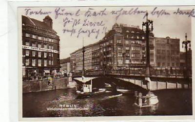 Berlin Mitte Weidendammerbrücke 1929