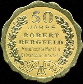 50 Jahre Robert Bergfeld Metallschleiferei und Galvanische Anstalt