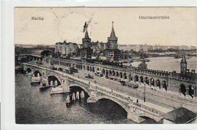 Berlin Friedrichshain Oberbaumbrücke 1920