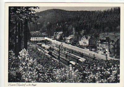 Kurort Kipsdorf Erzgebirge Bahnhof Eisenbahn ca 1940