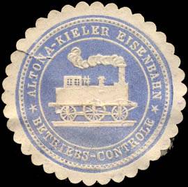 Altona - Kieler Eisenbahn - Betriebs - Controlle