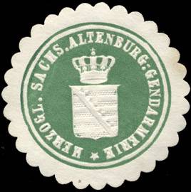 Herzoglich sächsische Altenburger - Gendarmerie