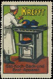 Krefft Gas-Koch-Back- und Brot-Apparat