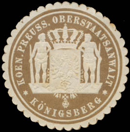 K.Pr. Oberstaatsanwaltschaft Königsberg/Preußen