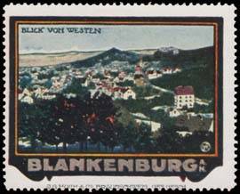 Blankenburg/Harz Blick von Westen