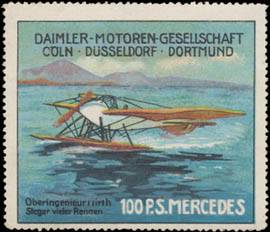 100 P.S. Mercedes-Flugzeug-Motor