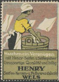 Waschen ein Vergnügen mit Henry-Seifen und Seifenpulver