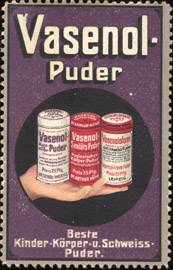 Vasenol - Puder - Beste Kinder - Körper - und Schweisspuder