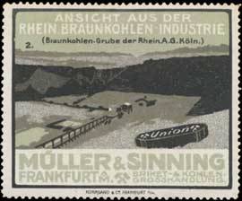Braunkohlen-Grube der Rhein. AG Köln