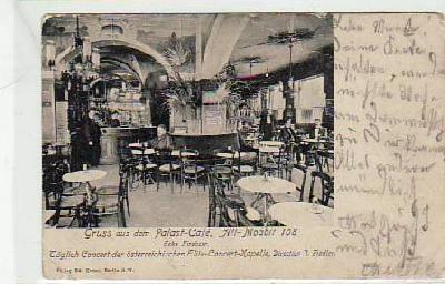 Berlin Tiergarten Moabit Palast-Cafe 1904