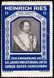 Max Josef I (1799 - 1825)