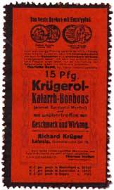 15 Pfg. Krügerol-Katarrh-Bonbons