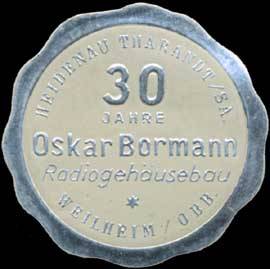 30 Jahre Radio-Gehäusebau Oskar Bormann