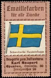 Schwedische Handelsflagge