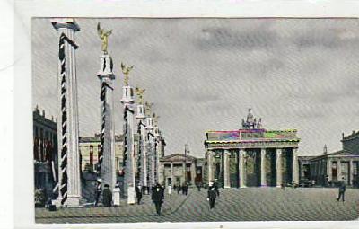 Berlin Mitte Brandenburger Tor Festschmuck 1913