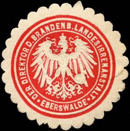 Der Direktor der Brandenburgischen Landesirrenanstalt - Eberswalde
