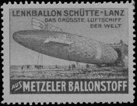 Lenkballon Schütte-Lanz das größte Luftschiff der Welt