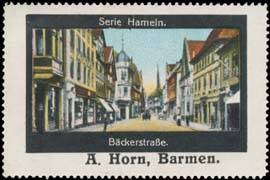 Bäckerstraße in Hameln