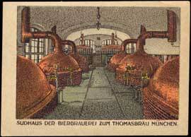Sudhaus der Bierbrauerei zum Thomasbräu