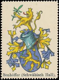 Bonhöffer Wappen (Schwäbisch Hall)