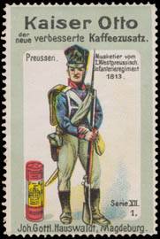 Musketier vom I. Westpreussischen Infanterieregiment