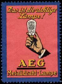 AEG Metalldraht - Lampe