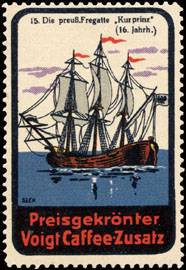 15. Die preußische Fregatte Kurprinz