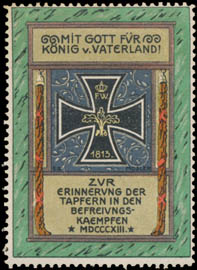 Eisernes Kreuz Jahrhundertfeier 1813 - 1913