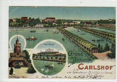 Berlin Spandau Carlshof Kanal 1918